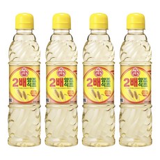 OTTOGI 不倒翁 雙倍釀造醋, 500ml, 4瓶