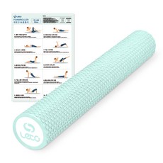 Leto EVA 軟式泡棉滾筒, 1個, 薄荷綠