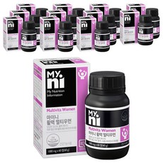 Myni 女性綜合維他命礦物質保健錠, 60顆, 12罐