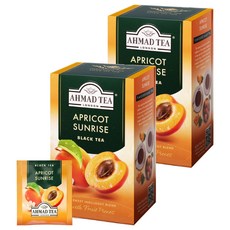 AHMAD TEA 杏桃日出紅茶茶包, 2g, 20包, 2盒