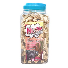 M Star 四星 潔牙骨 M桶裝-牛奶, 促進物理性潔牙效果, 1.3kg, 2桶