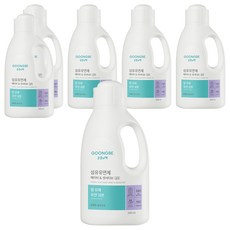 GOONGBE 宫中秘策 高濃縮溫和衣物柔軟精, 1500毫升, 6個