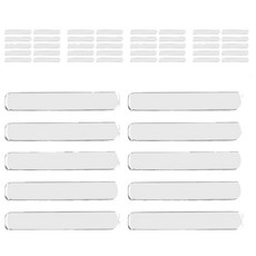 防撞保護貼 Set 10條 滴膠材質, 中(6.3 x 1 x 0.2cm), 透明, 5袋