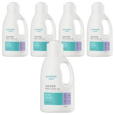 GOONGBE 宫中秘策 高濃縮溫和衣物柔軟精, 1500毫升, 5個