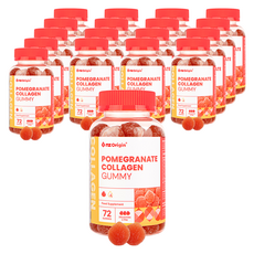엔젯오리진 석류 콜라겐 구미, 18개, 72정