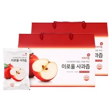 바로이즙 이로울 사과즙, 120ml, 2박스