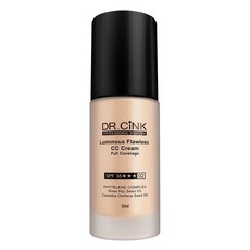 DR CiNK 達特聖克 極透光柔焦防護CC霜，SPF35，全效遮蓋，30ml, 02遮瑕款, 1瓶