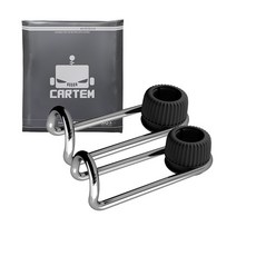 카템 스트롱 헤드레스트 행거 CT174, 2개, 실버