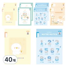 PENPIA 800 國小裝訂 1-2 數學筆記本, 隨機出貨, 40個