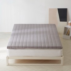 더코이즈 스마트 슬립 라텍스 토퍼 매트리스, 스페이스그레이, 5cm