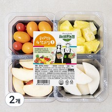 All 바른농장 골라먹는 4색과일 1, 1kg, 2개