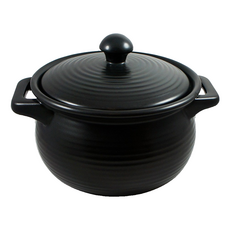 直火 炭燒魯鍋 7深 湯鍋 燉鍋 黑色, 1個