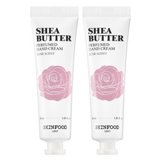 SKINFOOD 乳木果油香氛護手霜 玫瑰香, 2個, 30ml