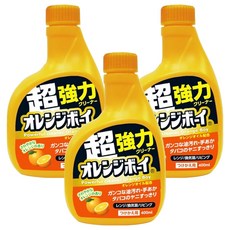 第一石鹼 柑橘男孩萬用清潔噴霧 補充罐, 400ml, 3瓶