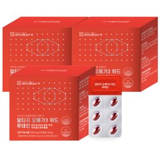 LIFE MEGA 葉黃素魚油保健食品, 36g, 3盒