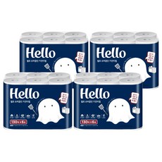 Hello Tissue Super Clean 天然紙漿廚房紙巾, 4個, 6入