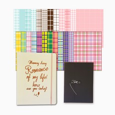 ICL設計A5內存精裝6孔日記本, 象牙白