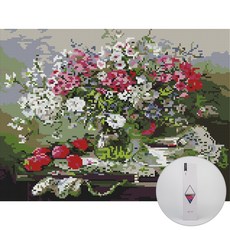 ARTJOY DIY 鑽石畫 30 x 40 cm, 咖啡與花, 1個