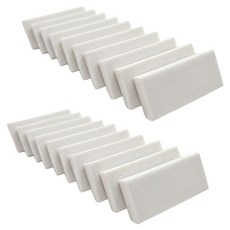 Mungudam 好擦拭的美術用橡皮擦 10入, 白色, 2套