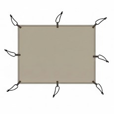 Naturehike 挪客 云舟一室一廳 150D隧道帳 3-4人專用地布 PJ048, 流沙金