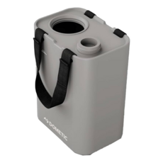 Dometic Go戶外儲水桶 11L 灰色, 露營便攜儲水箱, 耐用材質, 戶外用水解決方案, 1個