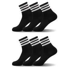 PRO-SPECS 男款條紋中筒襪 D款 6雙