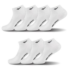 PRO-SPECS 男款運動氣墊運動休閒襪 C款, 白色, 7個