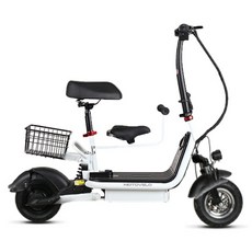 모토벨로 전동 전기 스쿠터 500W 48V 12Ah, 화이트, AK3, 1개