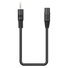 Saramonic 楓笛 3.5mm轉2.5mm麥克風轉接線 SR-25C35 黑色 1條