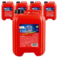 탐사 파워워시 액체 세탁세제, 14L, 5개