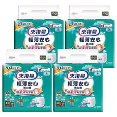 Lifree 來復易 男女通用 輕薄安心活力褲 成人紙尿褲 12片 新超柔彈, XXL, 4包