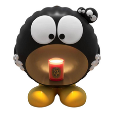 Rofancy 洛帆晞 可愛卡通系列 融蠟燈 圓圓小煤球 蠟燭香薰燈, 1個