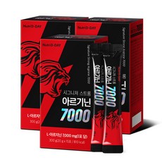 Nutri D-DAY Signature活力精胺酸7000液態隨身包 15條入, 300g, 3個