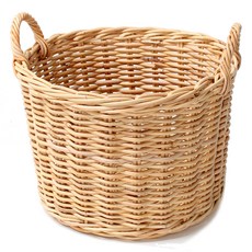 藤柄籐編籃架 B406-2, 米色, 1個