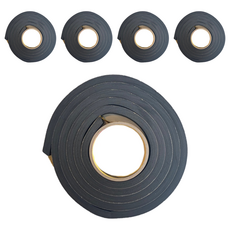 EVA 單面黑色海綿膠帶, 5個