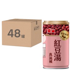 TAISUN 泰山 100%無添加紅豆湯, 330g, 48罐