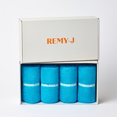 레미제이 밴딩 페이스타올 250g 40수 코마사, 오션, 4개