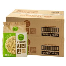 풀무원자연건면 튀기지 않은 사리면 92g, 80개