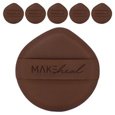 MAKEheal 雲朵澎澎粉撲, 6個, 混合顏色