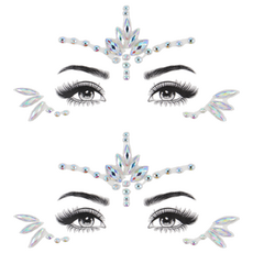 寶石臉部裝飾貼, 06號, 2張