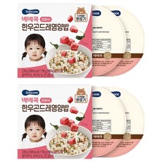 BEBECOOK 完食期 韓牛韓國薊菜營養飯 常溫副食品 2入, 220g, 2個, 綜合口味(韓牛/韓國薊菜)