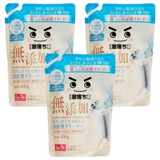 LEC 激落君洗衣槽清潔劑 無添加強力分解皂垢用, 3包, 400g