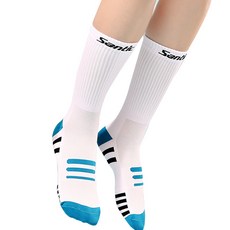 산틱 스포츠 사이클 스포츠 양말 WM0P069W, 화이트