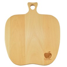 GOZENBO 御膳坊 北歐山毛櫸砧板, 蘋果 原木色, 1個