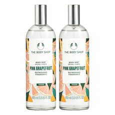 더바디샵 바디 미스트 핑크 그레이프후룻, 2개, 100ml