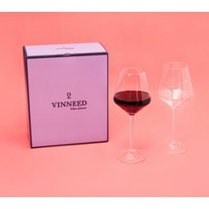 VINNEED 手工水晶波爾多酒杯紫盒, 580毫升, 2個