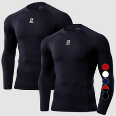 아르메데스 남성용 기능성 골프 이너웨어 긴팔 매쉬 쿨 티셔츠 R-142 2매