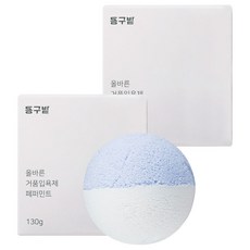 동구밭 올바른 거품입욕제 페퍼민트, 130g, 2개