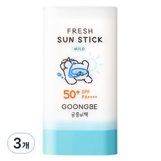 GOONGBE 宫中秘策 溫和清爽防曬棒 SPF50+ PA++++, 23g, 3條