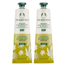 더바디샵 레스큐잉 핸드 프로텍터 햄프 핸드크림, 30ml, 2개